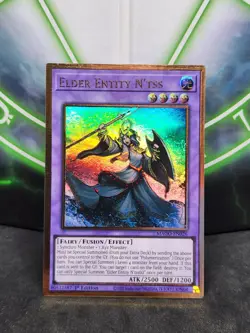 Yugioh Elder Entity N'tss MAGO-EN026 Gold Rare 1st Edition NM - Image 1
