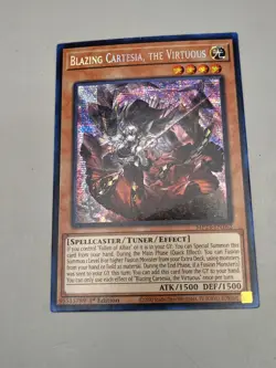 Yugioh! Blazing Cartesia, the Virtuous - MP23-EN162 - Prismatic Secret Rare - Image 2