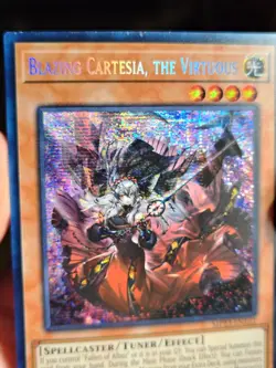 Yugioh! Blazing Cartesia, the Virtuous - MP23-EN162 - Prismatic Secret Rare - Image 3