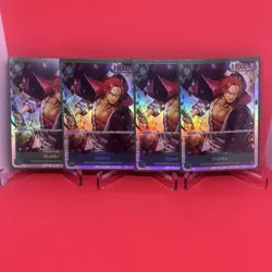 4x One Piece ST16-004 SR Shanks - English - Foil - Playset - TCG - NM/M - Image 1