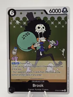 One Piece Brook - OP06-092 - R - Foil - Wings of the Captain, English - Image 1