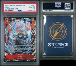 One Piece English Koby PRB02-001 The Best Vol. 2 Alt Art PSA 10 Gem Mint - Image 3
