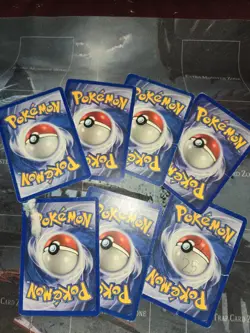 Vintage Pokemon 7 Card Lot Fighting Mankey, Machop, Base Set 2 HP/DAM - Image 4