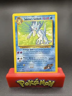 Pokemon Card - Sabrina's Golduck Gym Challenge 30/132 Rare NM never played - Image 1