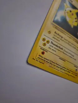 Pokemon Pikachu TCG Blackstar Promo Card 4 the First Movie 1999 Vintage LP (R) - Image 2