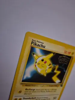 Pokemon Pikachu TCG Blackstar Promo Card 4 the First Movie 1999 Vintage LP (R) - Image 5