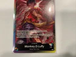 Monkey.D.Luffy Battle Pack Vol 1 Leader Promo One Piece Card Game NM English - Image 3