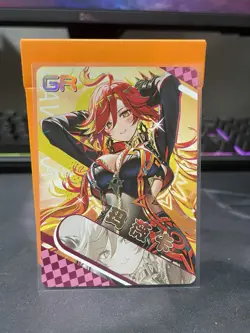 Goddess Story NS-1M16 GR-06 WAIFU CARD holo CCG/TCG NEW Mavuika genshin impact - Image 1