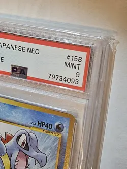 Pokemon-Totodile-Neo Premium File-No. 158-Japanese - PSA 9 Graded Pokemon Card - Image 2
