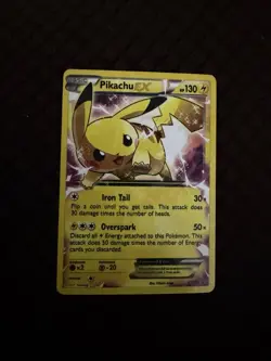 Pikachu EX XY84 XY Black Star Promo Holo Pokemon Card TCG English LP - Image 1