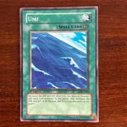 Umi LOB-A050 1st Edition Common Yugioh Card - Image 1