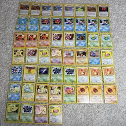 Pokemon Cards TCG Neo Revelation Lot 52 Various Cards - Image 1