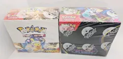 Pokemon Card Phantasmal Flames Booster Box & Surging Sparks Booster Box - Image 1