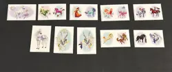 Bella Sara MOONFAIRIES Full Set of 55 Cards and Sticker Set - Image 2