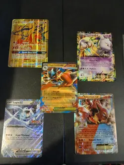 Pokemon TCG Jumbo Oversized Cards Lot Of 5 Cards Charizard MEOW-TWO - Image 1