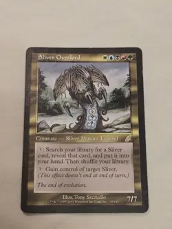 Magic the Gathering Scourge Sliver Overlord Regular Rare Card - Image 1