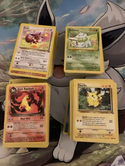 Pokemon MASSIVE WOTC Lot 325+ Cards Commons/Uncommons DMG-LP No Trainers - Image 1