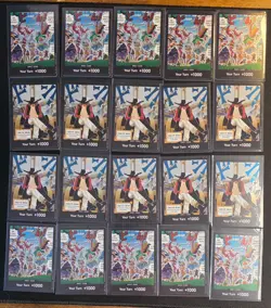 One Piece 8 X OP14 Don!! Card Mihawk & 8 x EB04 Don!! Card Egghead Pack Fresh - Image 1