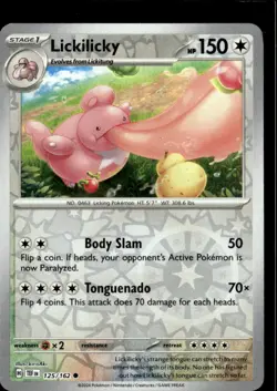Pokemon Lickilicky 125/162 Temporal Forces Reverse Holo Common 3 Card Lot - Image 1