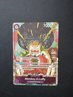 One Piece Monkey.D.Luffy BANDAI Card Games Fest 25-26 OP07-073 promo - Image 1