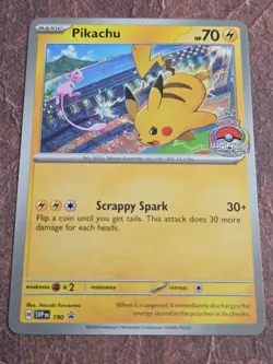 Pikachu SVP 190 World Championships 2024 - Pokemon Promo Card TCG NM and Sealed - Image 1