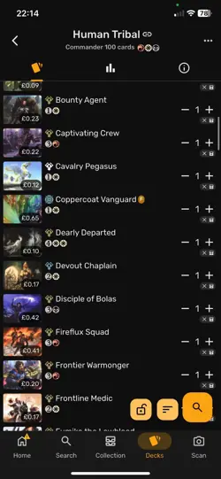 Magic The Gathering EDH Commander Tribal Deck Sleeved And Boxed - Image 4