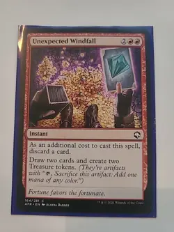 Unexpected Windfall - AFR - MTG - Image 1