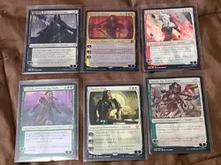 MTG Planeswalker x6 Jared Carthalion(FOIL)Elspeth Tirel/Hualti the Sun's Heart - Image 1