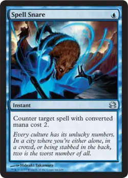 MTG Spell Snare, Modern Masters, Heavily Played, English - Image 1