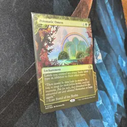 Mtg FOIL Prismatic Omen - Wilds of Eldraine: Enchanting Tales + Bonus Foils - Image 1
