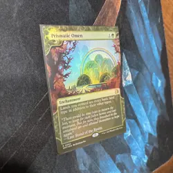 Mtg FOIL Prismatic Omen - Wilds of Eldraine: Enchanting Tales + Bonus Foils - Image 3