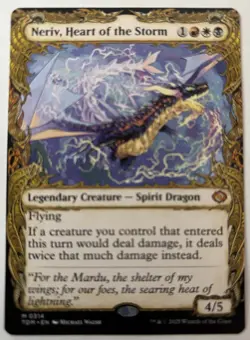 Neriv, Heart of the Storm (Showcase) Tarkir: Dragonstorm Regular - Image 1