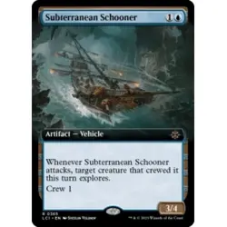 SUBTERRANEAN SCHOONER (EXTENDED ART) X4 The Lost Caverns Of Ixalan LCI Magic MTG - Image 1