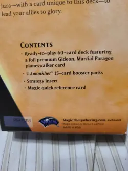 MTG Magic Gideon Martial Paragon Planeswalker Sealed Deck Amonkhet w/ 2 Packs - Image 4