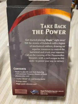 MTG Magic Tezzeret Master of Metal Planeswalker Sealed Deck Aether Revolt #3 - Image 2