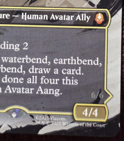 Avatar Aang (Borderless) 0308 (M) MTG Avatar: The Last Airbender (TLA) MINT - Image 4