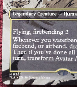 Avatar Aang (Borderless) 0308 (M) MTG Avatar: The Last Airbender (TLA) MINT - Image 5