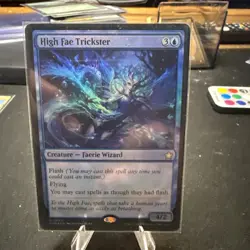 1x High Fae Trickster, Magic the Gathering, MTG NM Foil - Image 1
