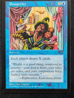 Prosperity - Visions - NM - MTG - Magic the Gathering - Blue - Sorcery - Image 1
