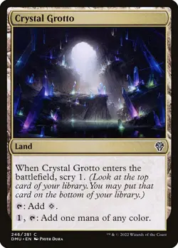 1x Crystal Grotto NM Eng MTG - Dominaria United - Image 1