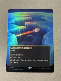Cascading Cataracts (0050) (Borderless) FOIL #50 NM Edge of Eternities EOS MTG - Image 1
