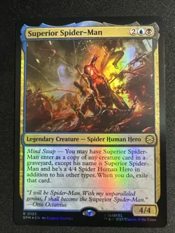 Spider-Man Magic the Gathering Superior Spider Man Foil 0155 Rare - Image 1