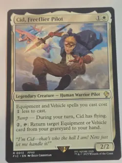 Cid, Freeflier Pilot - 13 - NM - Commander: FINAL FANTASY - MTG - Image 1