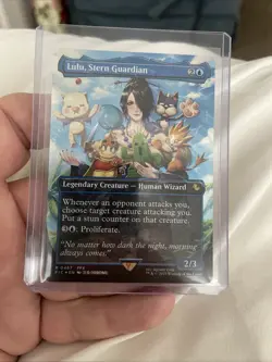 Lulu, Stern Guardian (Borderless) (Chocobo Track Foil) Commander: Final Fantasy - Image 1