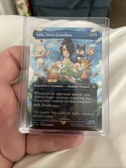 Lulu, Stern Guardian (Borderless) (Chocobo Track Foil) Commander: Final Fantasy - Image 2