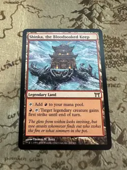 MTG Shinka, the Bloodsoaked Keep - Champions of Kamigawa NM - Image 1