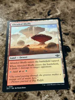 ABRADED BLUFFS Magic MTG Outlaws of Thunder Junction - Image 1