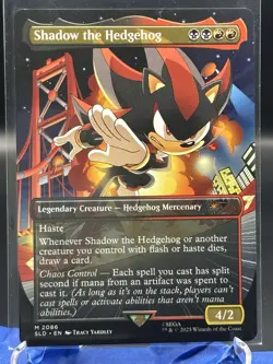 MTG Shadow the Hedgehog (Regular) Secret Lair x Sonic 2086 NM - Image 1