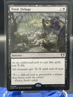 1x MTG Toxic Deluge - Commander: Murders at Karlov Manor (MKC) #142 - Magic - Image 1
