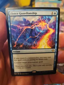 MTG - Commander 2020 - Fierce Guardianship - NM - NF - Image 1